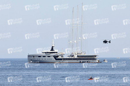 Jeff Bezos Superyacht 'Koru' in Cannes