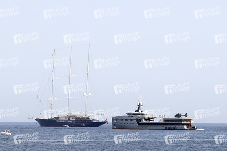 Jeff Bezos Superyacht 'Koru' in Cannes
