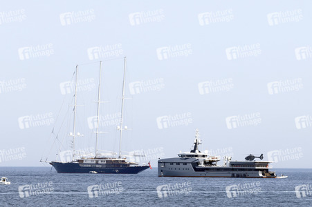Jeff Bezos Superyacht 'Koru' in Cannes