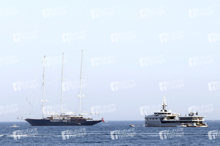 Jeff Bezos Superyacht 'Koru' in Cannes