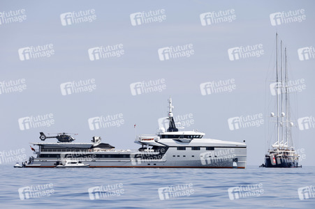 Jeff Bezos Superyacht 'Koru' in Cannes