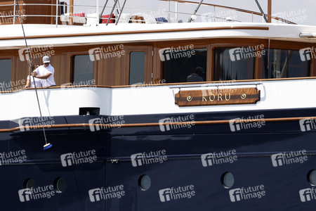 Jeff Bezos Superyacht 'Koru' in Cannes
