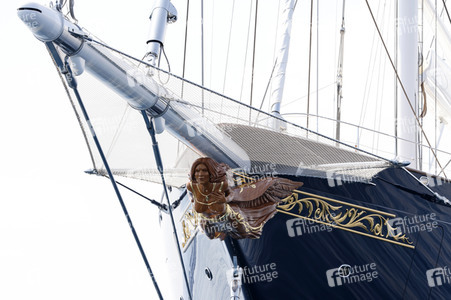 Jeff Bezos Superyacht 'Koru' in Cannes