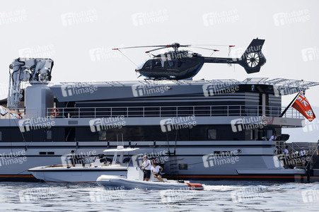 Jeff Bezos Superyacht 'Koru' in Cannes
