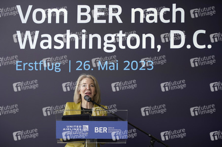 Erstflugveranstaltung United Airlines nach Washington, D.C. in Berlin