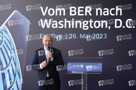 Erstflugveranstaltung United Airlines nach Washington, D.C. in Berlin