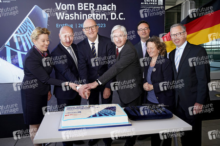 Erstflugveranstaltung United Airlines nach Washington, D.C. in Berlin