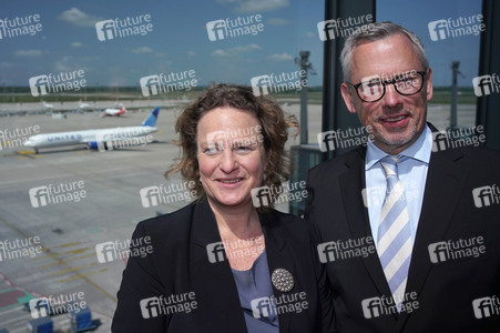 Erstflugveranstaltung United Airlines nach Washington, D.C. in Berlin