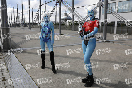 GEEK ART: Andorianer / Andorian Bodypainting