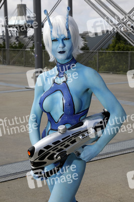 GEEK ART: Andorianer / Andorian Bodypainting