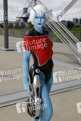 GEEK ART: Andorianer / Andorian Bodypainting