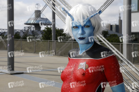 GEEK ART: Andorianer / Andorian Bodypainting