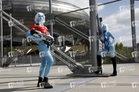 GEEK ART: Andorianer / Andorian Bodypainting