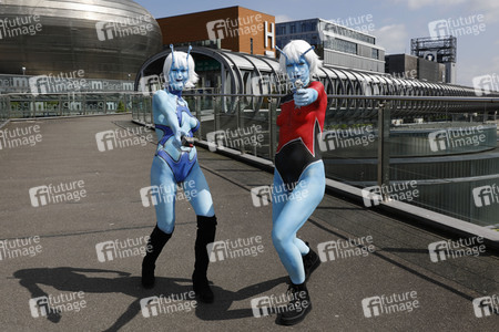 GEEK ART: Andorianer / Andorian Bodypainting