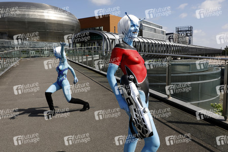 GEEK ART: Andorianer / Andorian Bodypainting