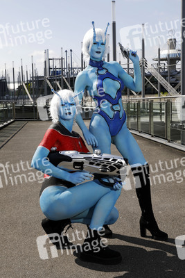 GEEK ART: Andorianer / Andorian Bodypainting