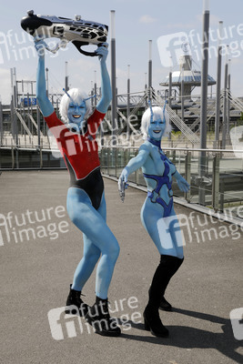 GEEK ART: Andorianer / Andorian Bodypainting