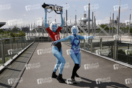 GEEK ART: Andorianer / Andorian Bodypainting