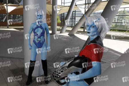 GEEK ART: Andorianer / Andorian Bodypainting