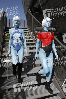 GEEK ART: Andorianer / Andorian Bodypainting