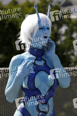 GEEK ART: Andorianer / Andorian Bodypainting