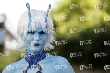 GEEK ART: Andorianer / Andorian Bodypainting
