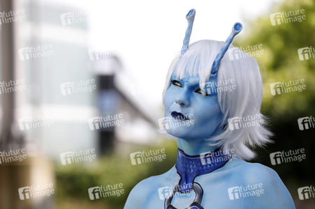 GEEK ART: Andorianer / Andorian Bodypainting