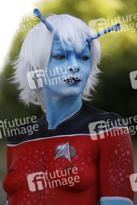 GEEK ART: Andorianer / Andorian Bodypainting