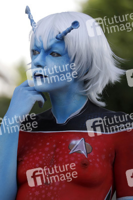 GEEK ART: Andorianer / Andorian Bodypainting