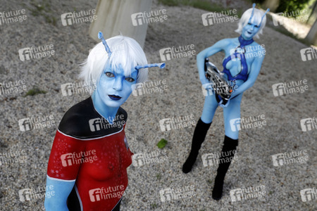 GEEK ART: Andorianer / Andorian Bodypainting