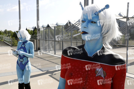 GEEK ART: Andorianer / Andorian Bodypainting