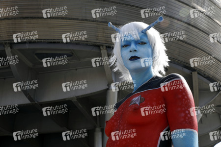 GEEK ART: Andorianer / Andorian Bodypainting
