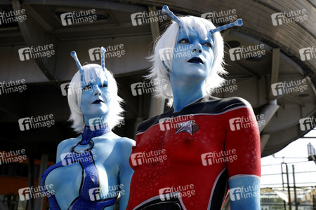 GEEK ART: Andorianer / Andorian Bodypainting