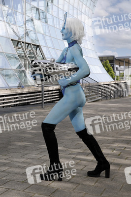 GEEK ART: Andorianer / Andorian Bodypainting