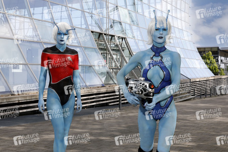 GEEK ART: Andorianer / Andorian Bodypainting