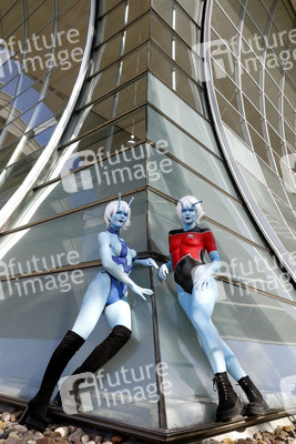 GEEK ART: Andorianer / Andorian Bodypainting