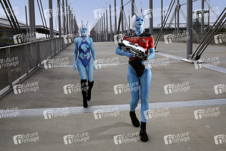 GEEK ART: Andorianer / Andorian Bodypainting