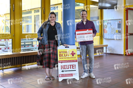 Pressetermin zum Weltblutspendetag in Köln