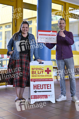 Pressetermin zum Weltblutspendetag in Köln