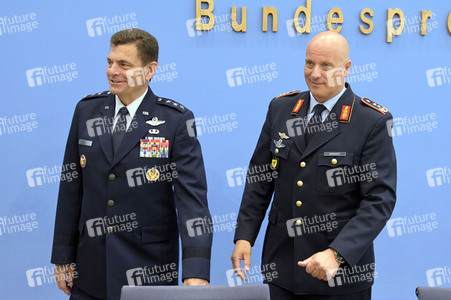 Bundespressekonferenz Air Defender in Berlin