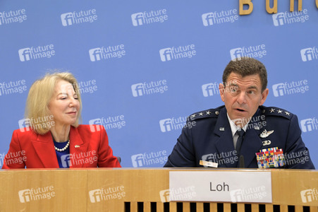 Bundespressekonferenz Air Defender in Berlin