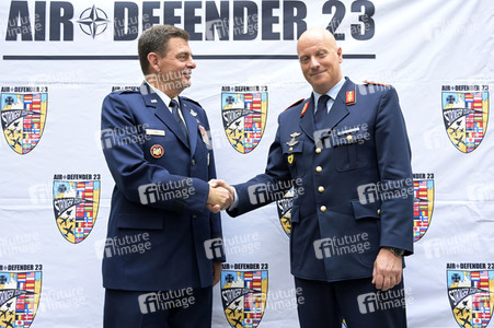 Bundespressekonferenz Air Defender in Berlin