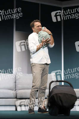 Theaterprobe 'Drei Männer und ein Baby' in Hamburg