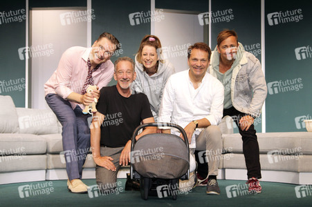 Theaterprobe 'Drei Männer und ein Baby' in Hamburg