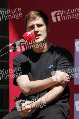 Pressetermin mit Tom Gregory in Hamburg