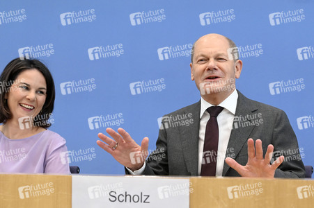 Bundespressekonferenz Vorstellung der Nationalen Sicherheitsstrategie in Berlin