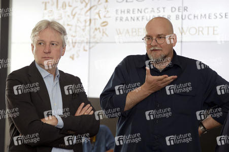 Pressekonferenz der Frankfurter Buchmesse in Frankfurt
