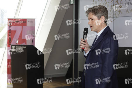 Pressekonferenz der Frankfurter Buchmesse in Frankfurt