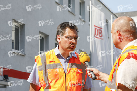 Pressetermin zur zweiten Baustufe des ESTW in Köln