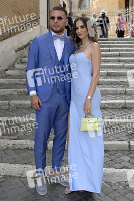 Hochzeit von Mattia Zaccagni und Chiara Nasti in Rom